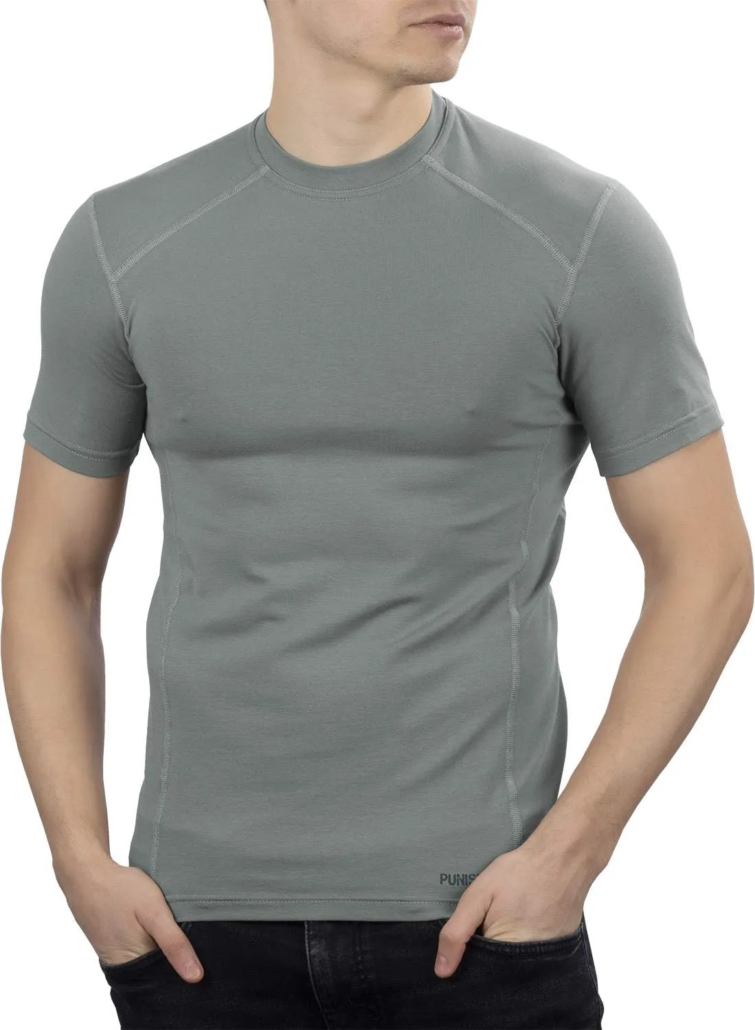 281Z Military Stretch Cotton Underwear T-Shirt - Tactical Hiking Outdoor - Punisher Combat Line