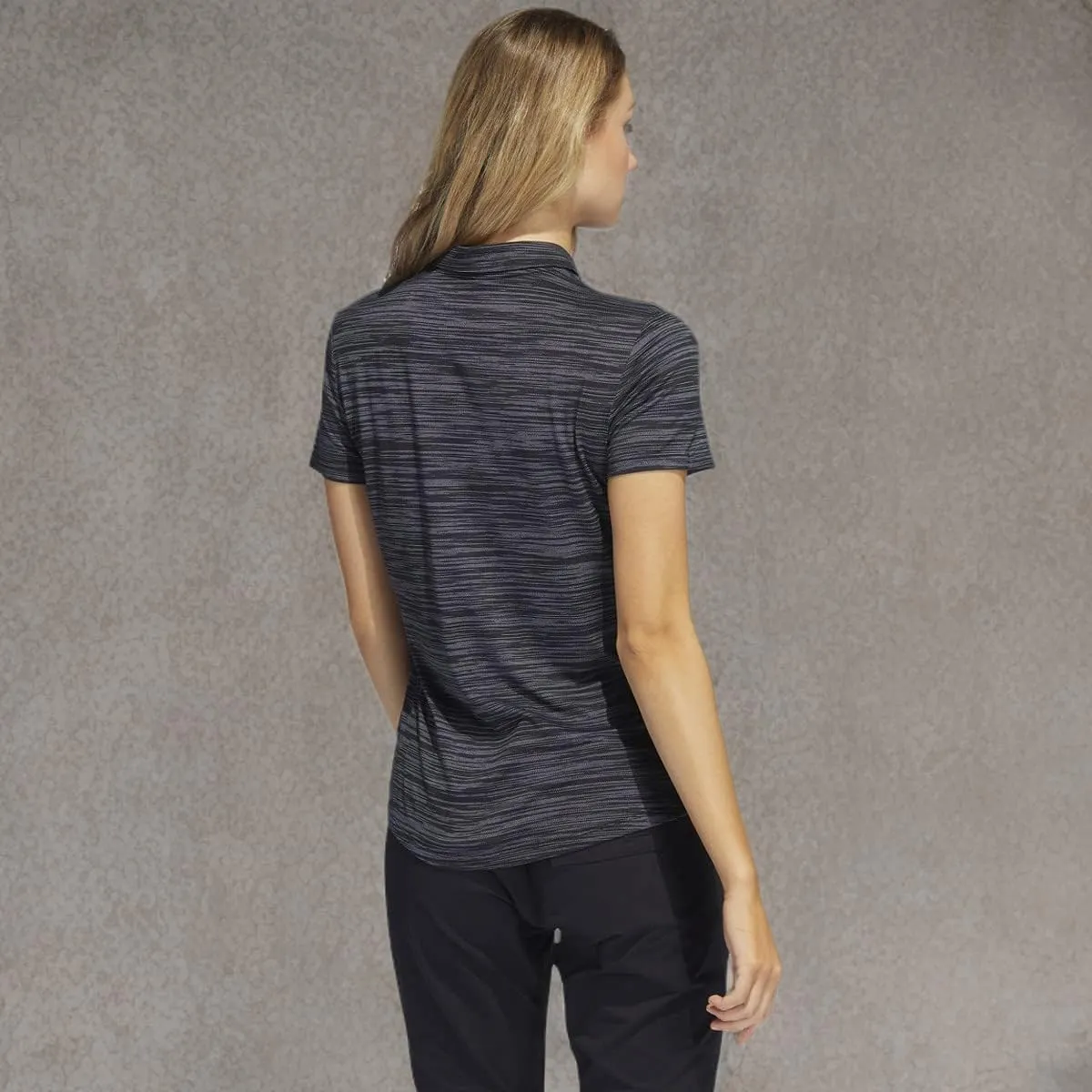 adidas Women's Space Dye Golf Polo Shirt