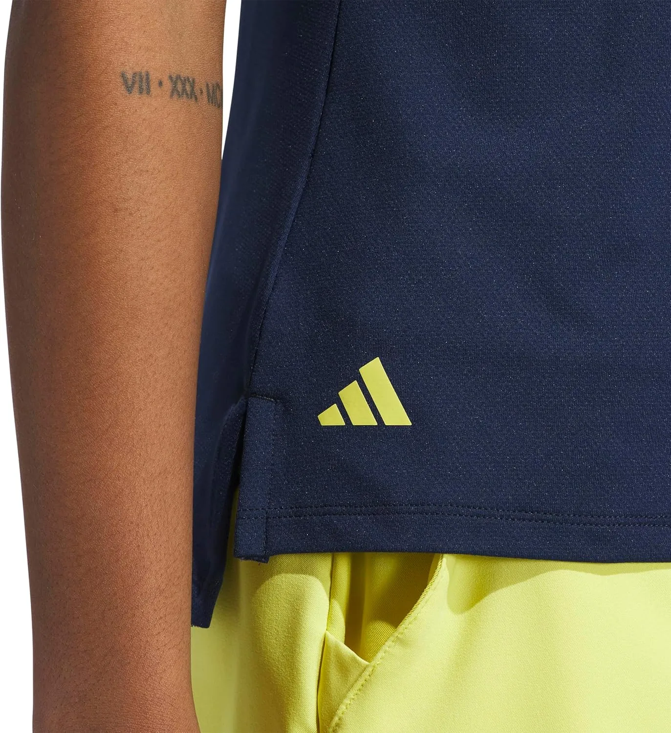 adidas Women's Ultimate365 Quarter-Zip Sleeveless Polo Shirt
