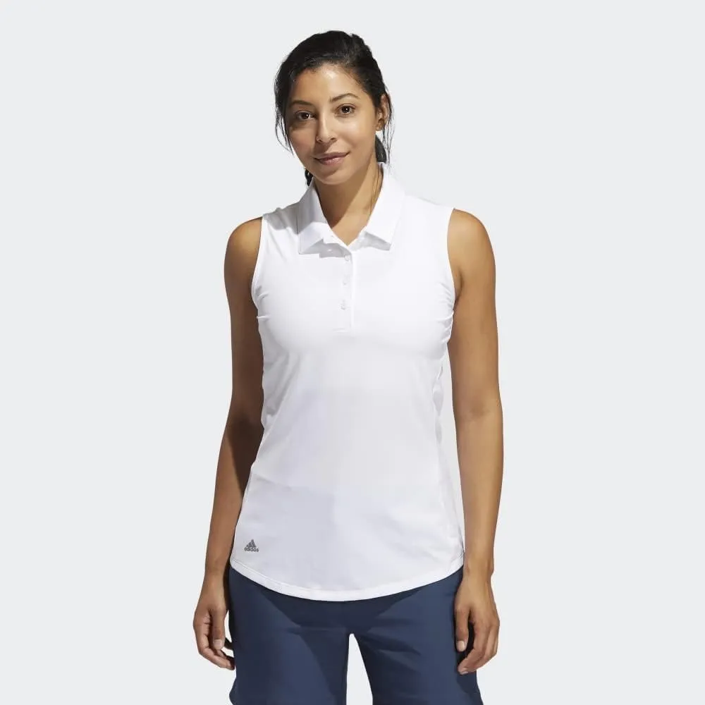 adidas Women's Ultimate365 Solid Sleeveless Golf Polo Shirt