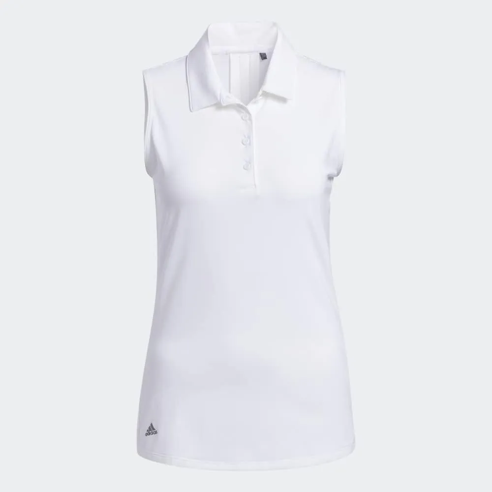 adidas Women's Ultimate365 Solid Sleeveless Golf Polo Shirt
