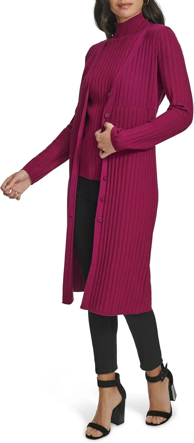 Calvin Klein Women's Longsleeve V Neck Sweater
