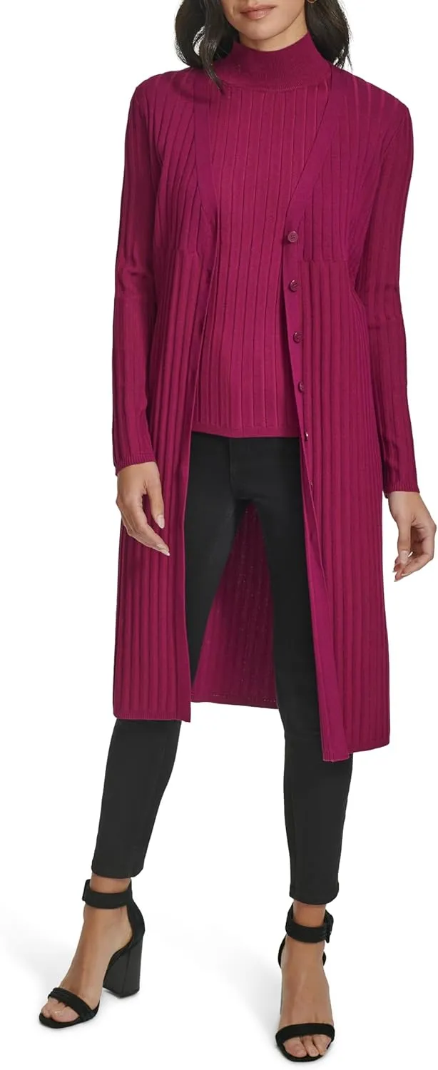 Calvin Klein Women's Longsleeve V Neck Sweater