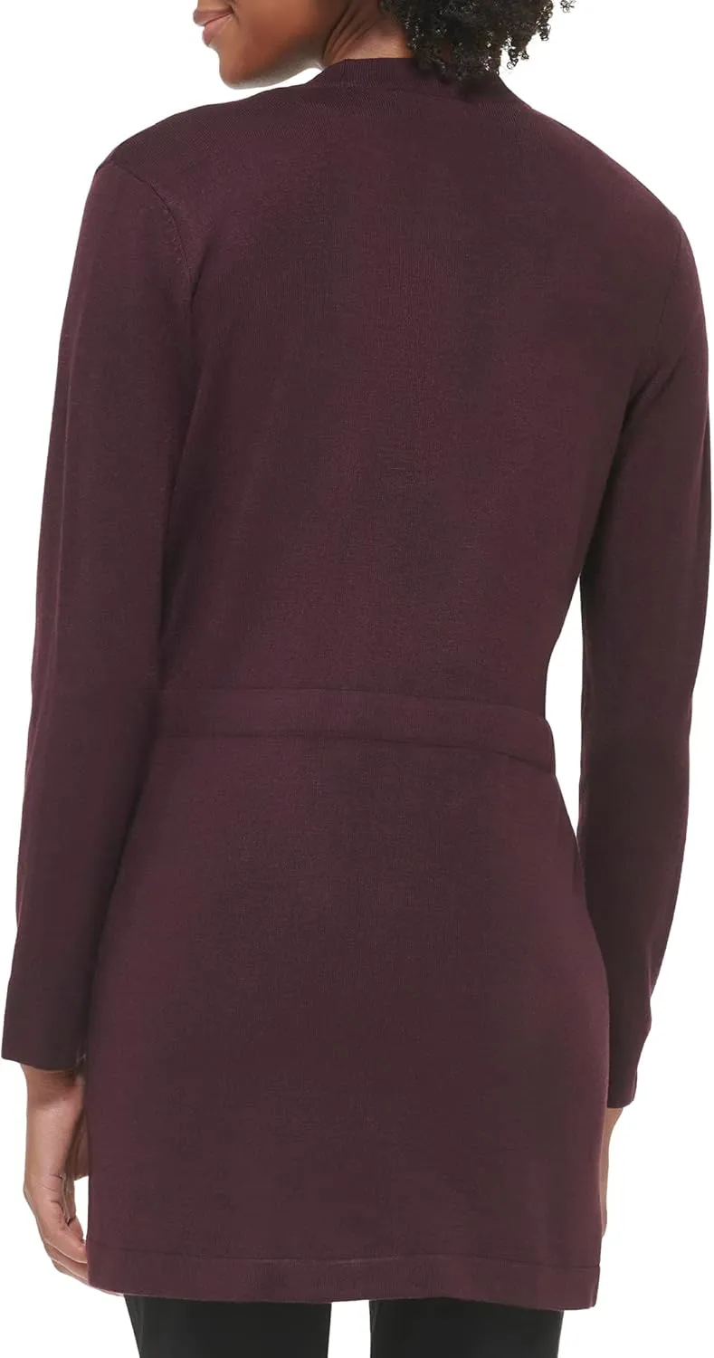 Calvin Klein Women's Sweater Trench Long Acrylic
