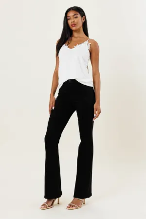 Classic Black Bootcut Jeans