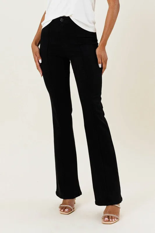 Classic Black Bootcut Jeans