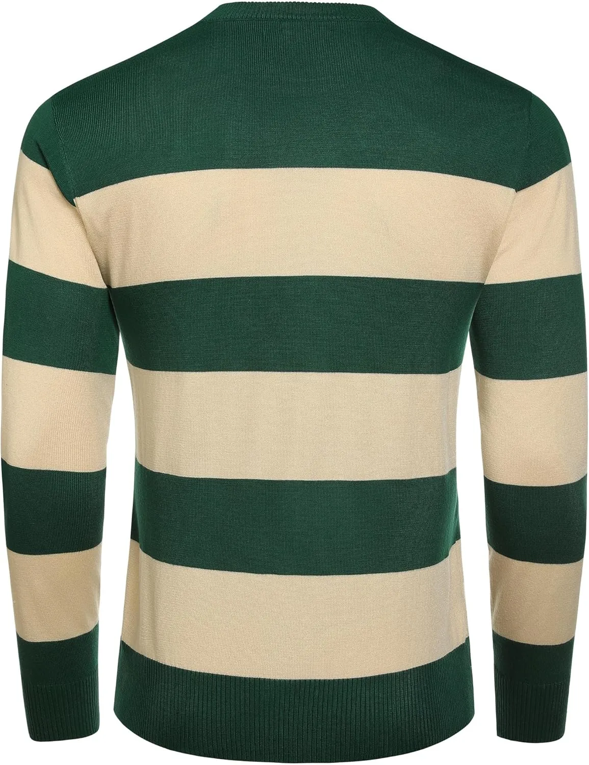 COOFANDY Men's Crew Neck Sweater Slim Fit Lightweight Sweatshirts Knitted Pullover for Casual Or Dressy Wear