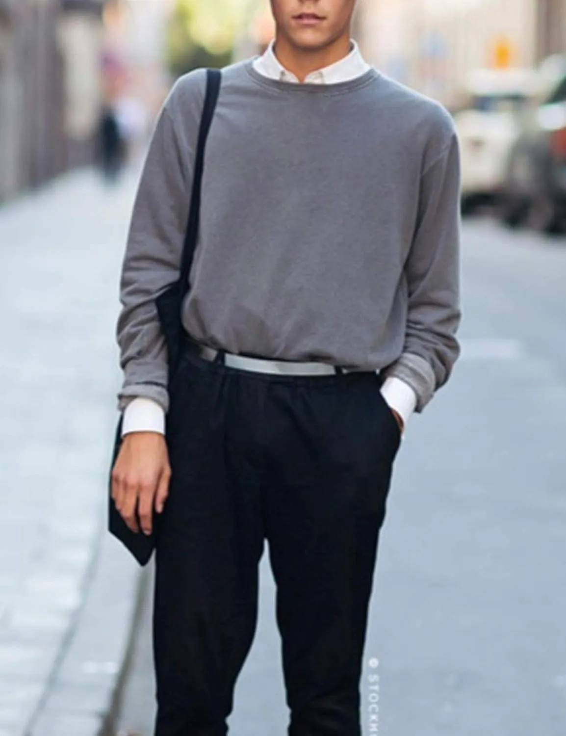 COOFANDY Men's Crew Neck Sweater Slim Fit Lightweight Sweatshirts Knitted Pullover for Casual Or Dressy Wear