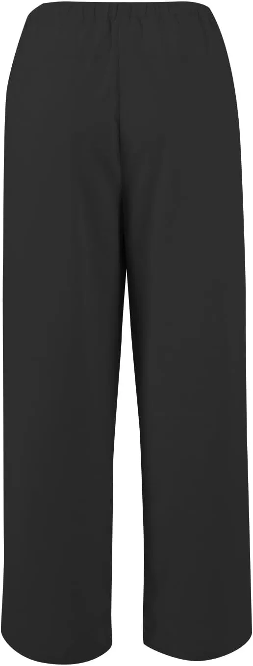 Cotton Linen Pants Women Summer Casual Loose Beach Pants Drawstring Flowy Wide Leg Palazzo Trousers with Pockets