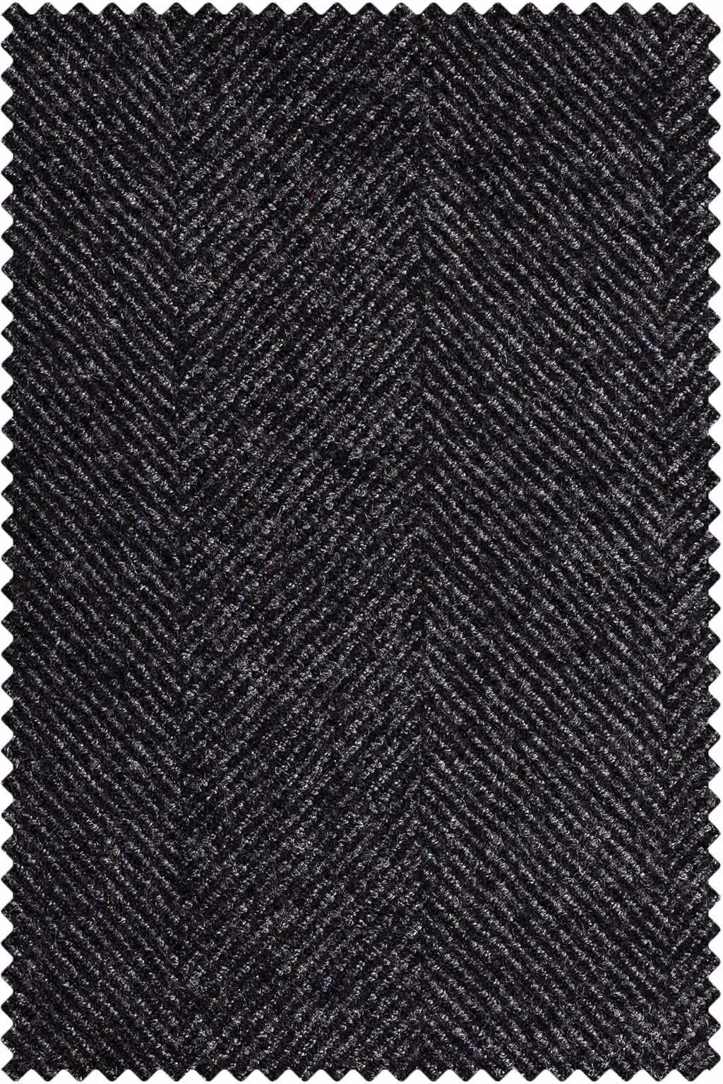 Dark Grey Herringbone