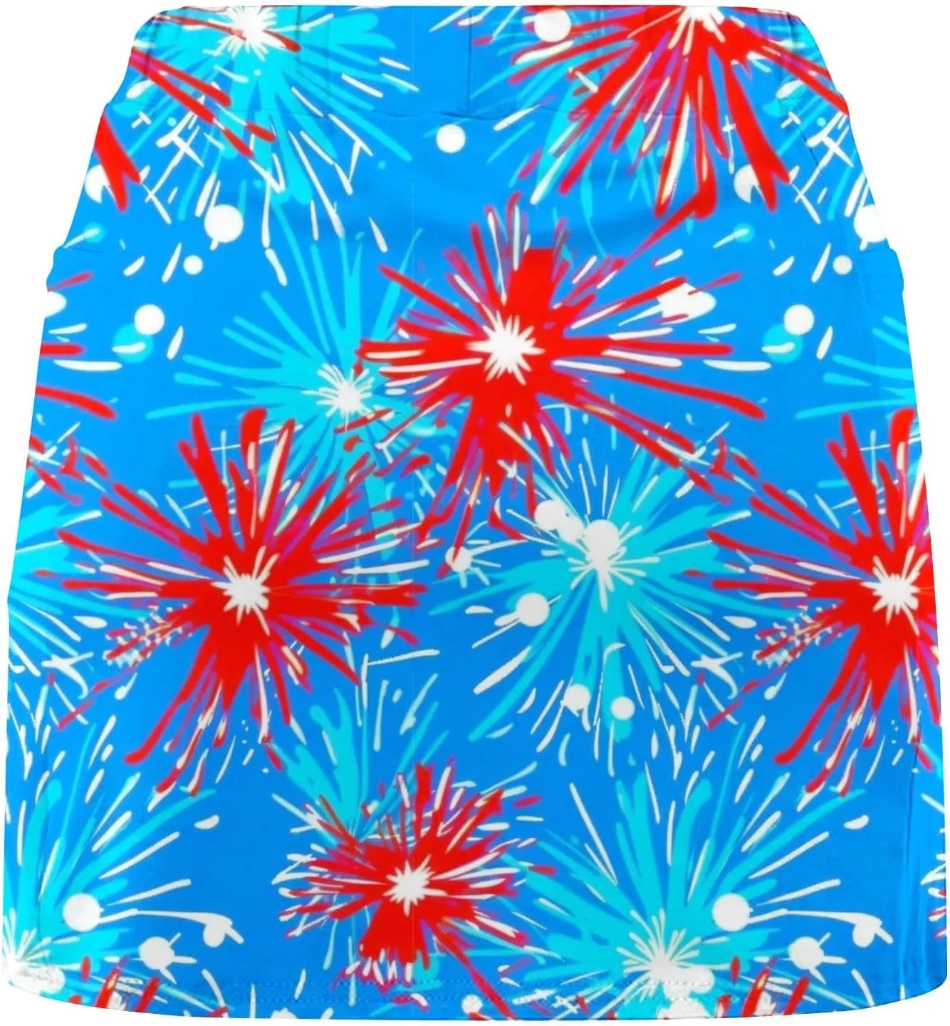 DDAPJ pyju 4th of July Tennis Skirt for Women High Waisted Athletic Skorts Running Workout Patriotic Skirts Skirted Shorts