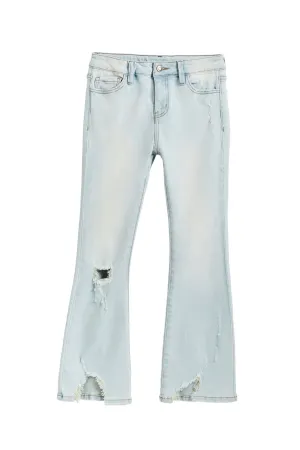Destructed Flare Jeans