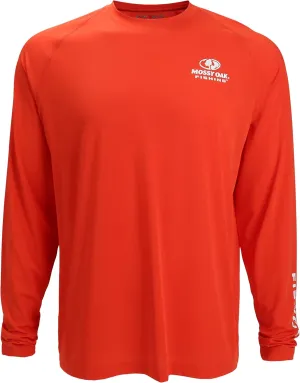 EAG Elite Mossy Oak Long Sleeve Solid Performance Fishing Shirt