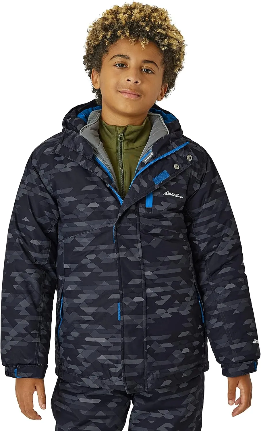 Eddie Bauer Kids' Ski Jacket - Waterproof 3 in 1 Insulated Coat with Removable Shell Jacket for Boys and Girls (3-16)