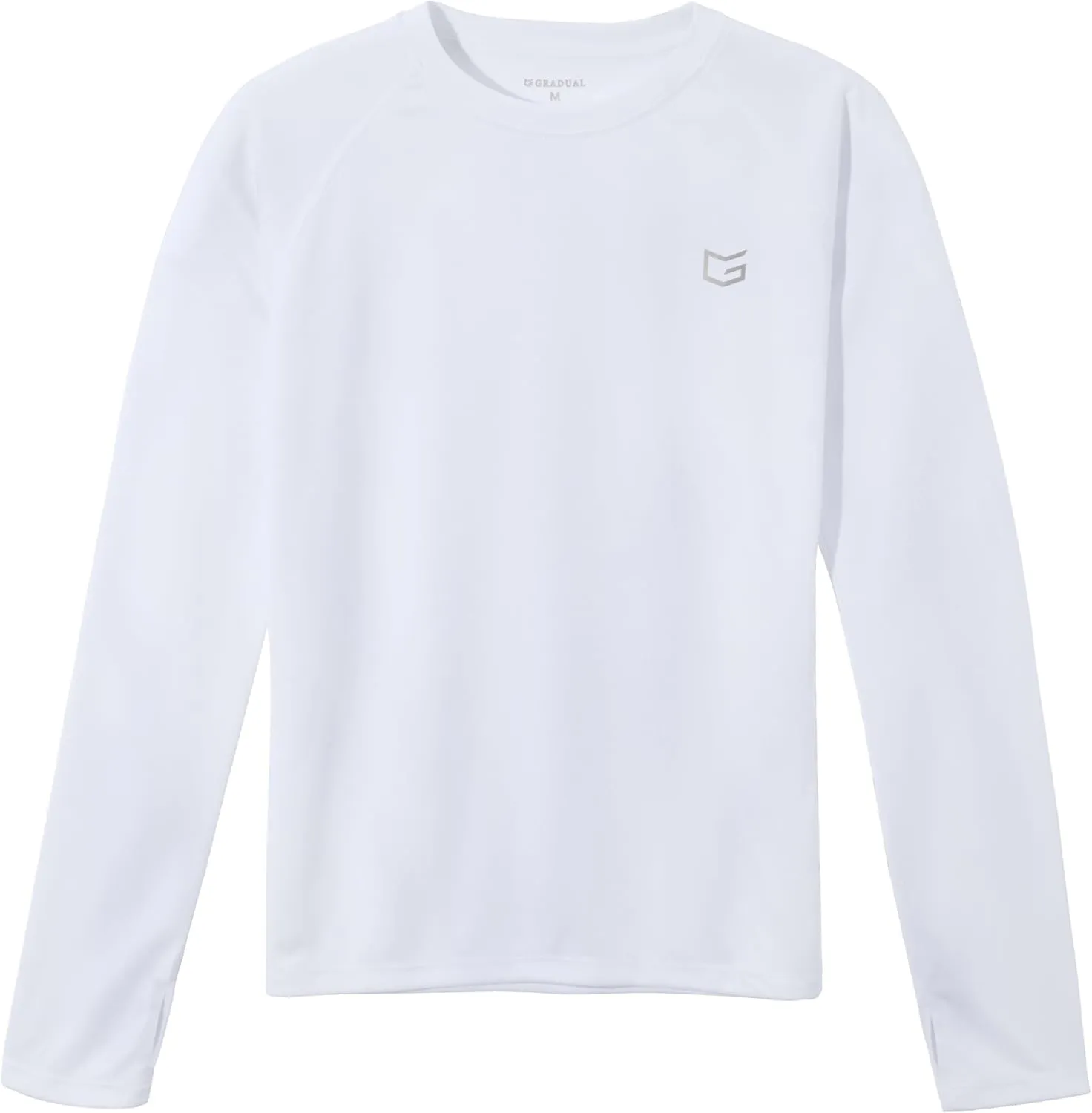 G Gradual Boy's Rash Guard UPF 50  Sun Protection Shirt Quick Dry Long Sleeve Swim Shirts Lightweight SPF Youth Fishing Shirt