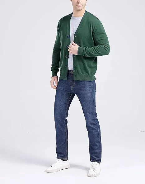 Gilboa Men's 100% Cotton Cardigan Sweater