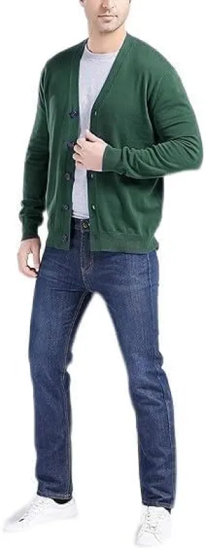 Gilboa Men's 100% Cotton Cardigan Sweater