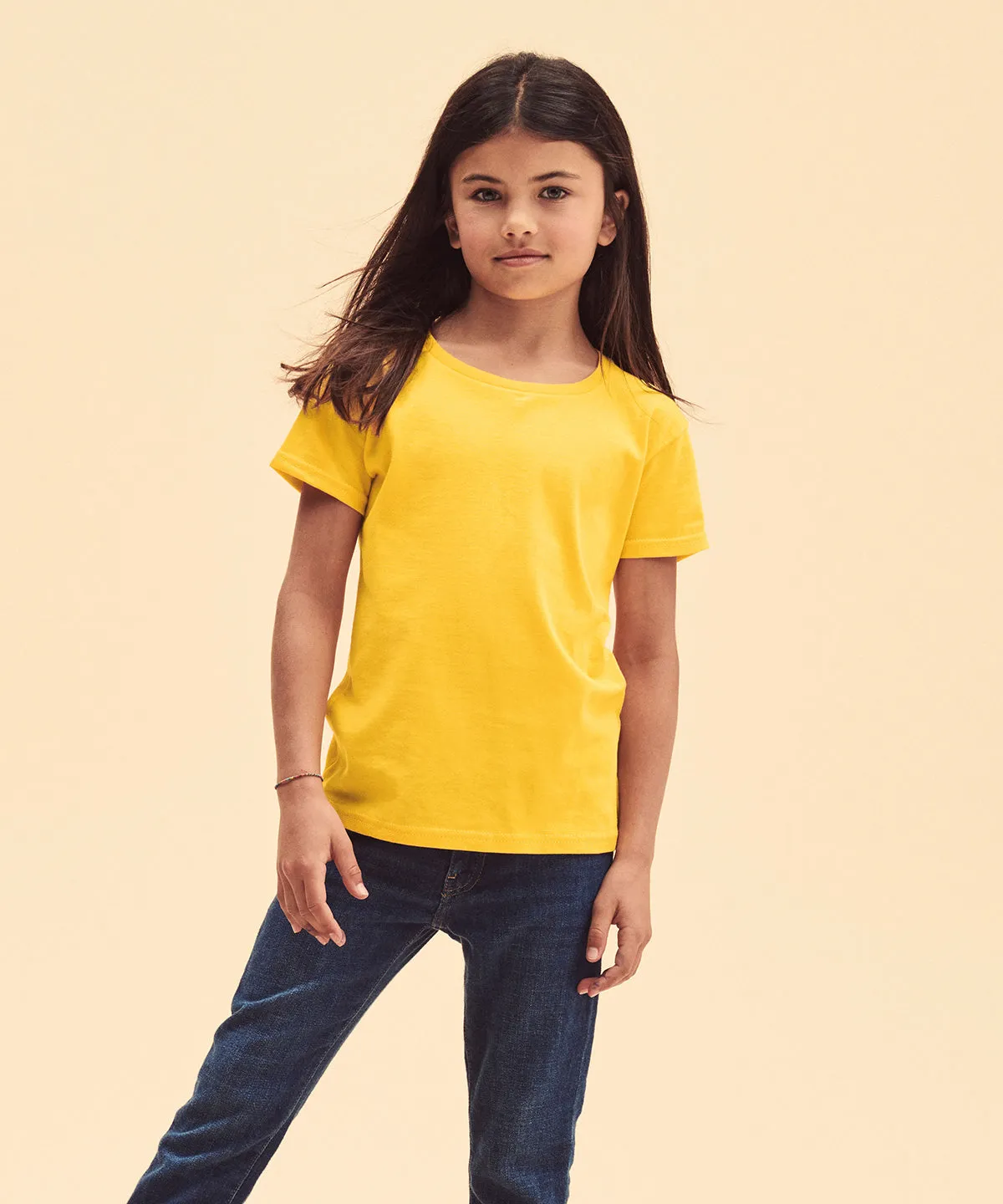 Girls iconic T | Light Graphite