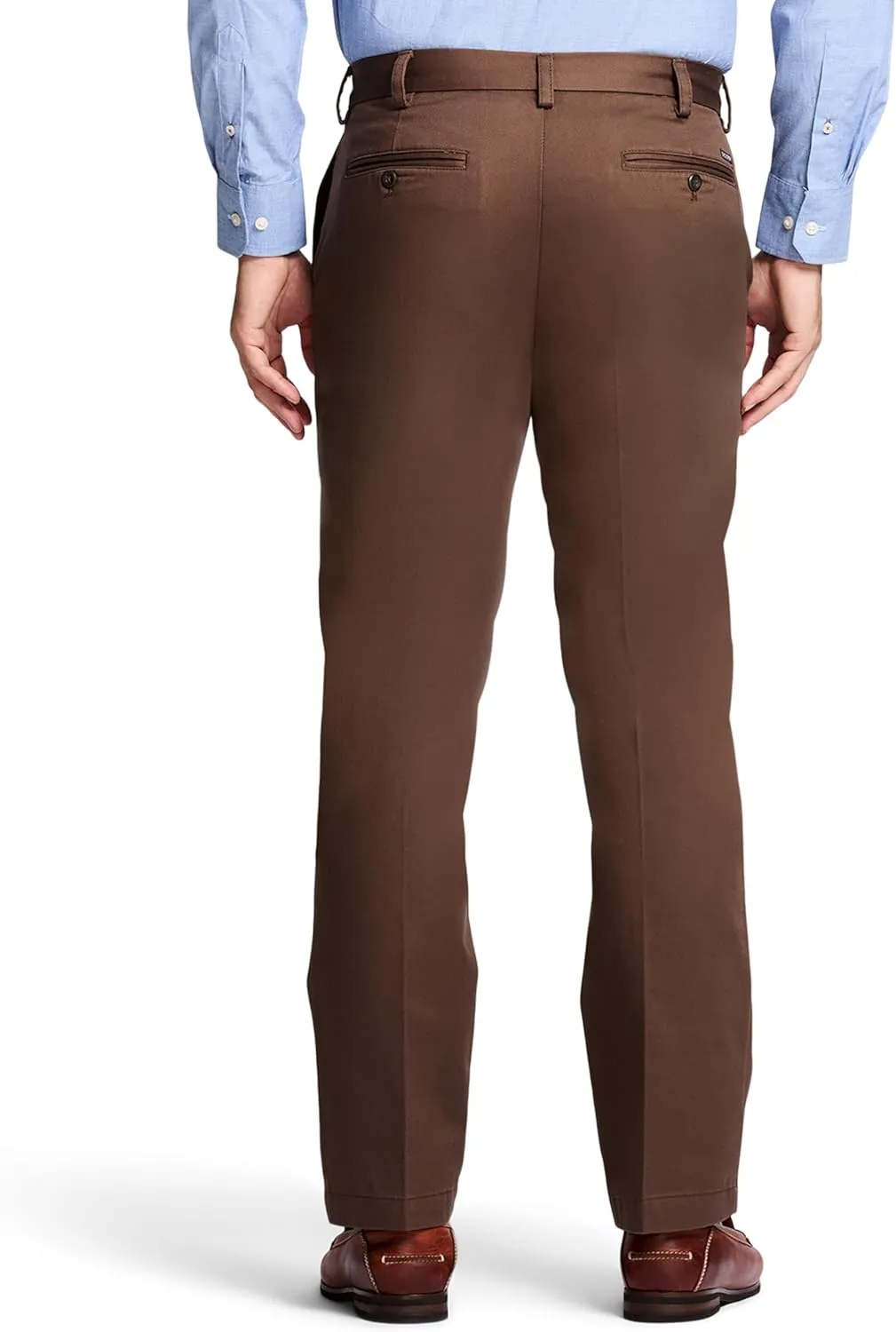 IZOD Men's American Chino Flat Front Straight Fit Pant