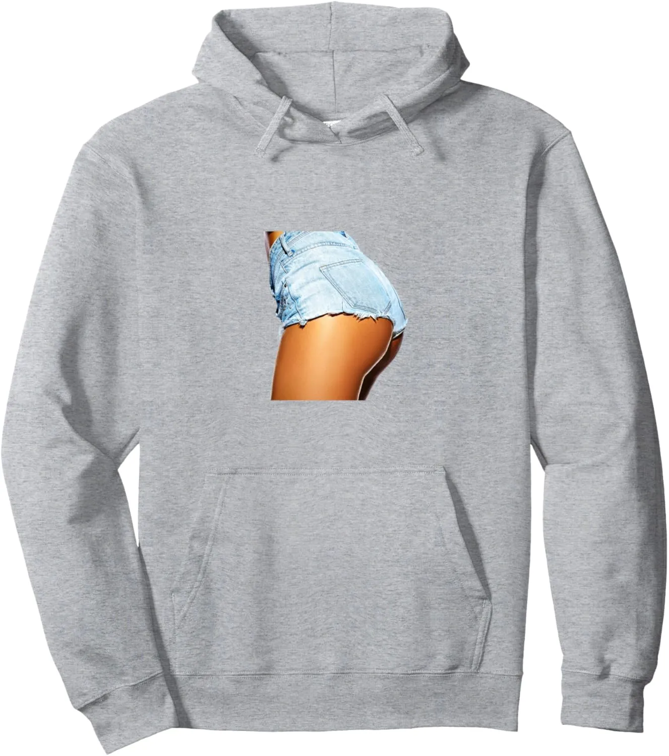 Jeans Hot Pants Cute Women's Hard T-Shirt Motif Sexy Pants Pullover Hoodie