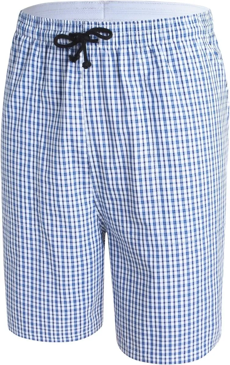 JINSHI Men's Sleep Shorts Lounge Sleepwear 3PACK