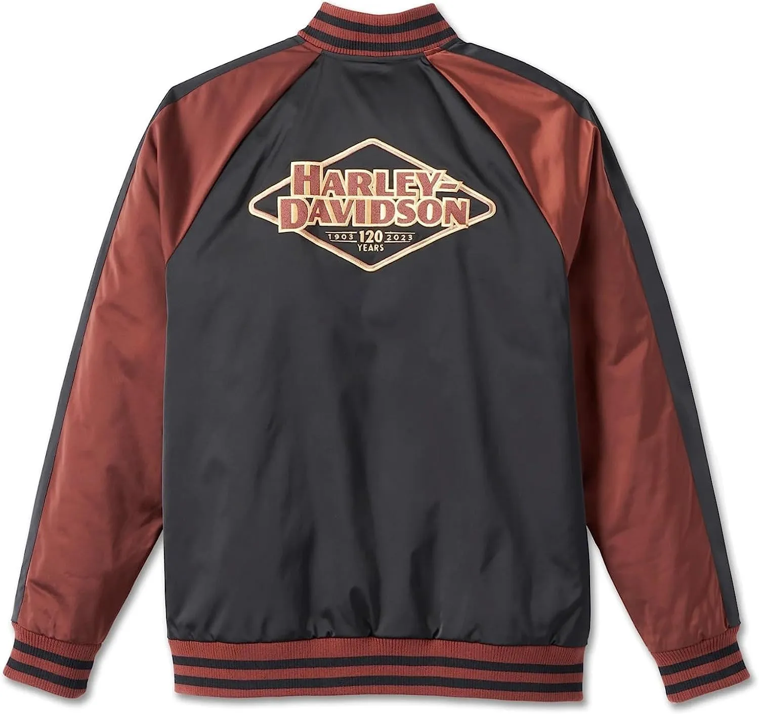 Leather Shark Mens H-D 12 Anniversary Souvenir Varsity Jacket |polyester lightweight letterman jacket for Men.