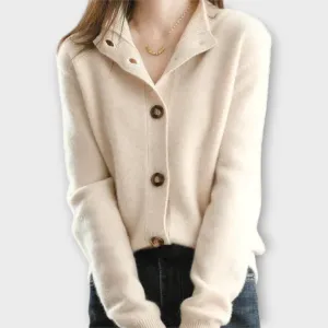 Lila Button-Up Cardigan