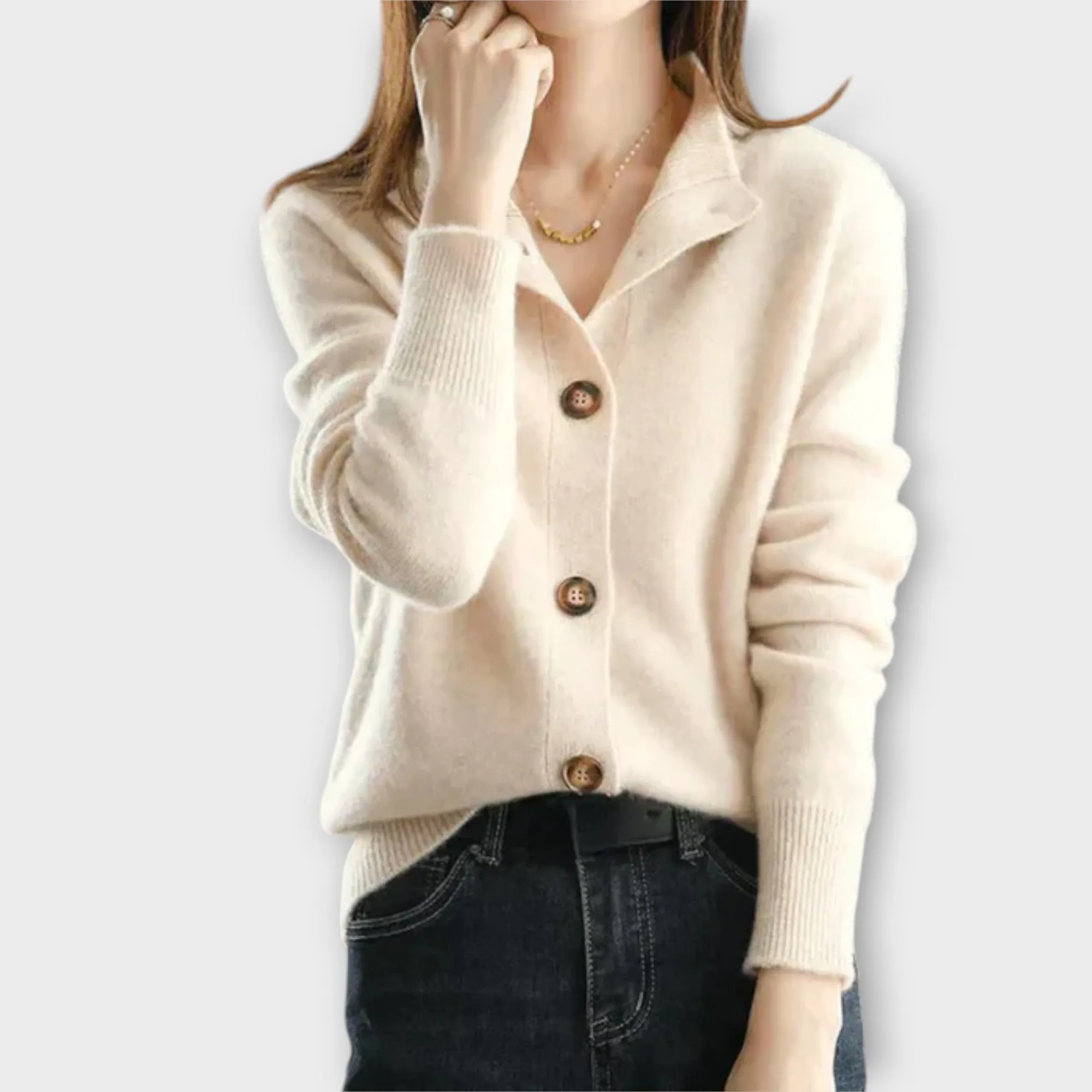 Lila Button-Up Cardigan