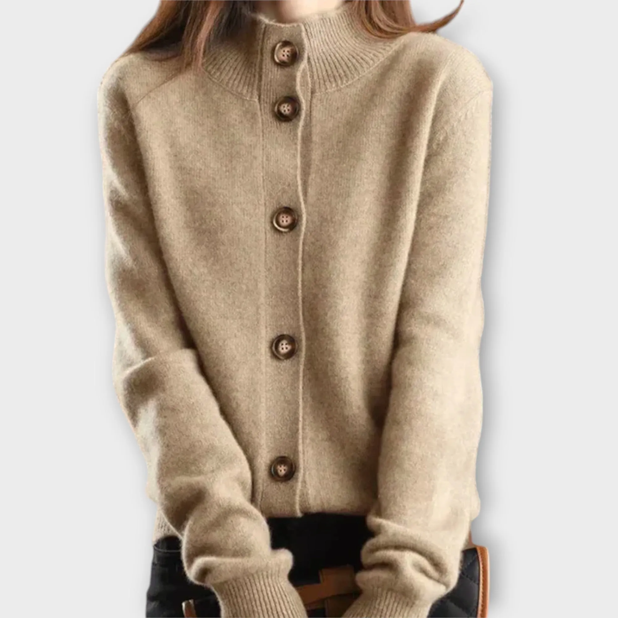 Lila Button-Up Cardigan