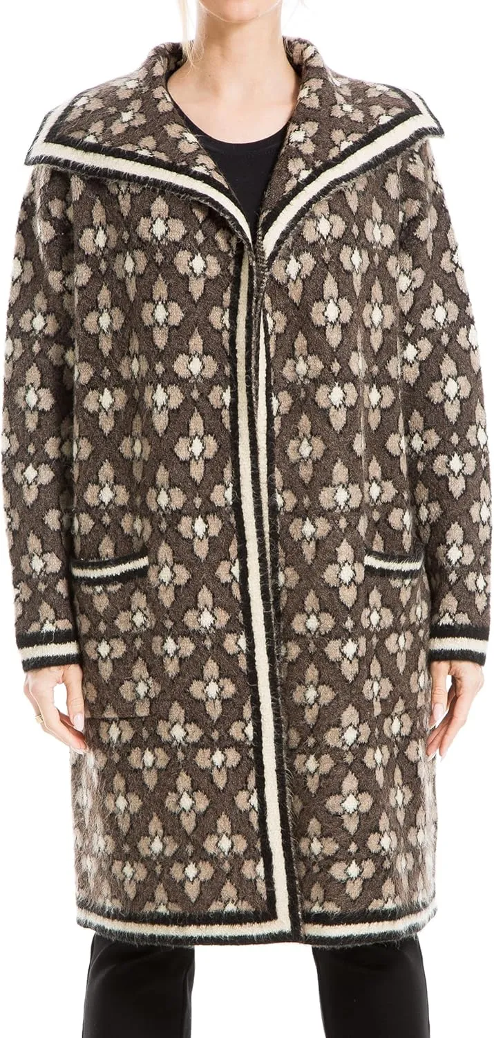 Max Studio Women's Long Sweater Coat