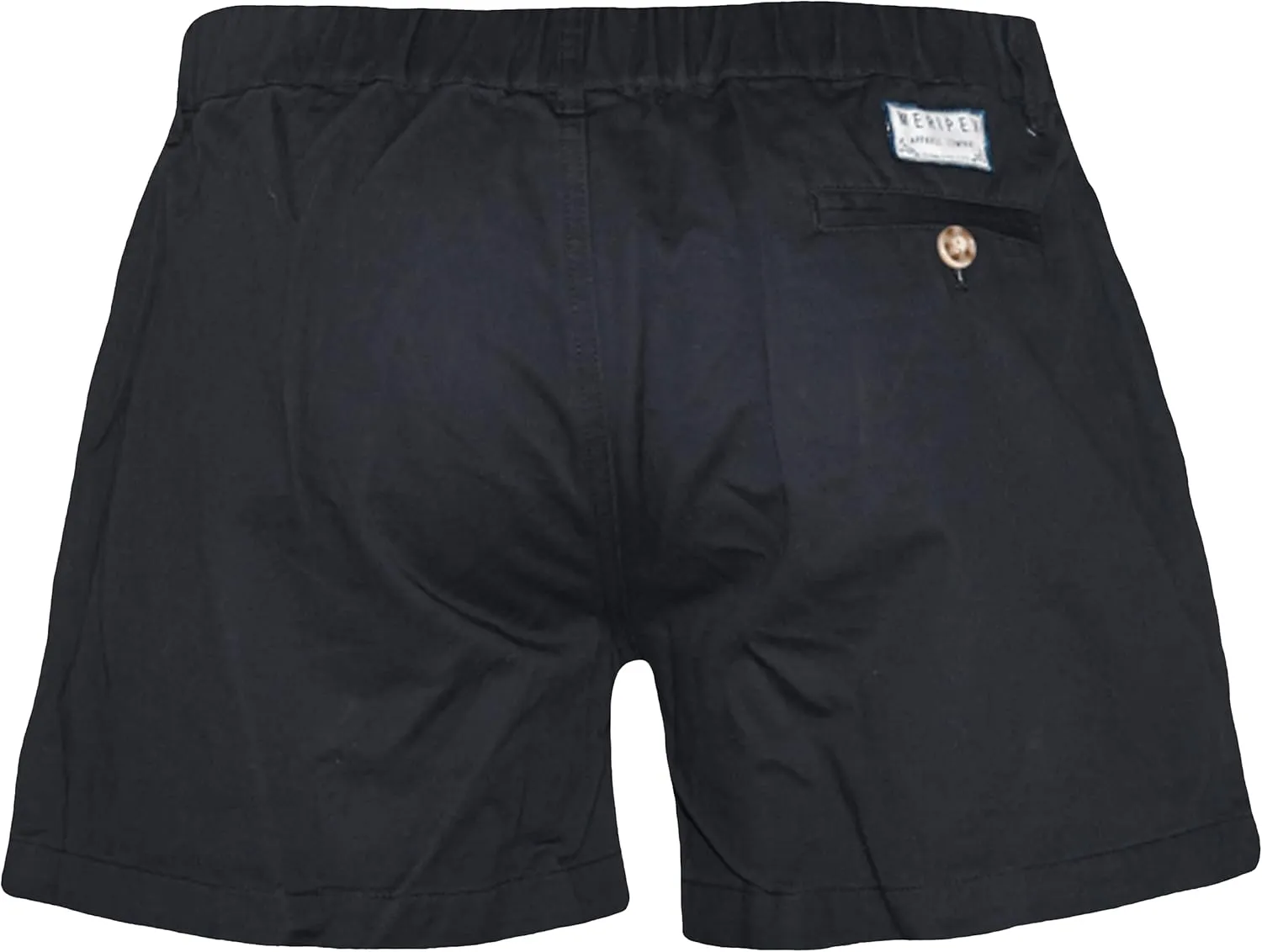Men's 4" Inseam Elastic-Waist Casual Stretch Short Shorts