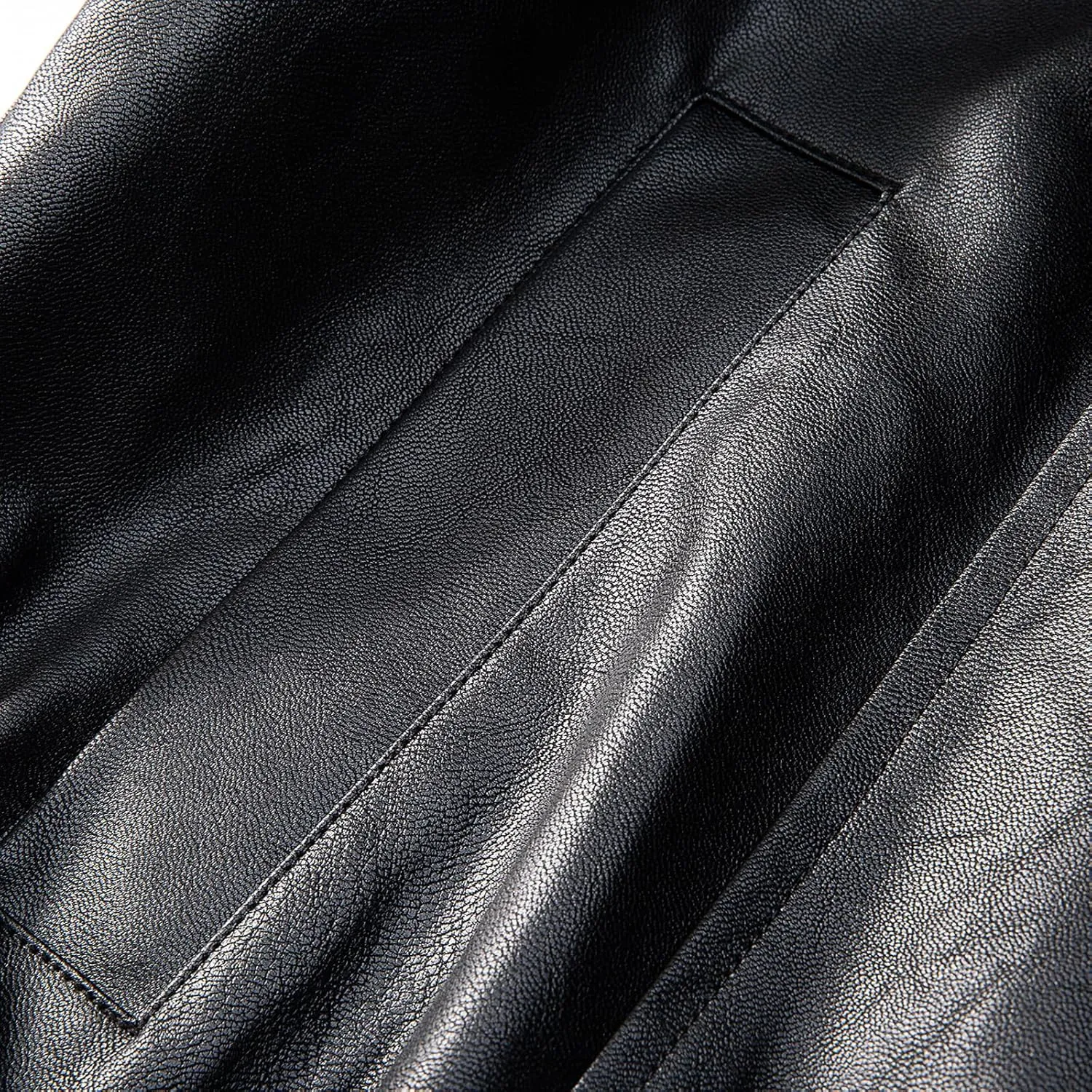 Men's American Retro Pilot Biker Casual Leather Jacket, Spring and Fall