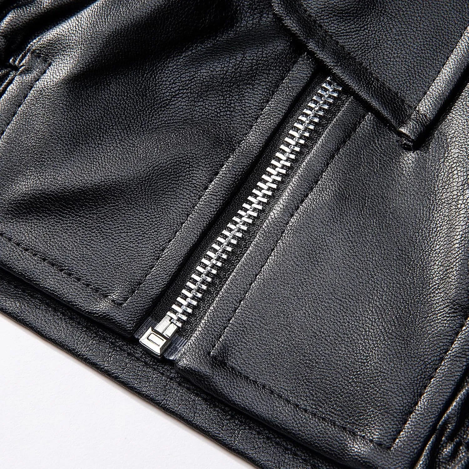 Men's American Retro Pilot Biker Casual Leather Jacket, Spring and Fall