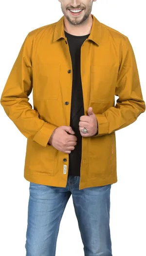 Mens Casual Lightweight Jacket Cotton Overshirts Button Down Shirt Jackets Regular & Big-tall Shacket Jacket