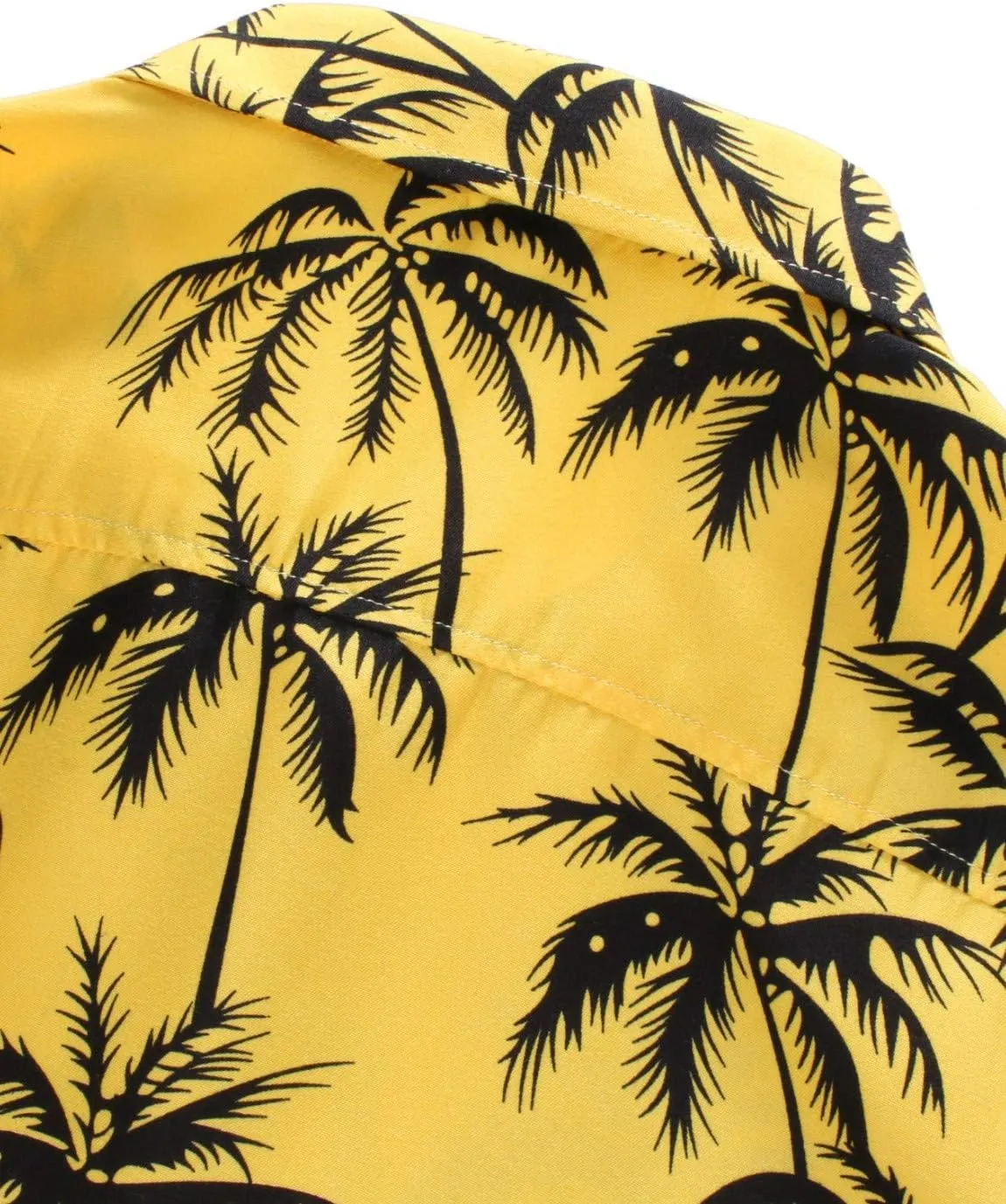 Men's Printed Beach Hawaiian Button-Down Slim fit Dress Shirt