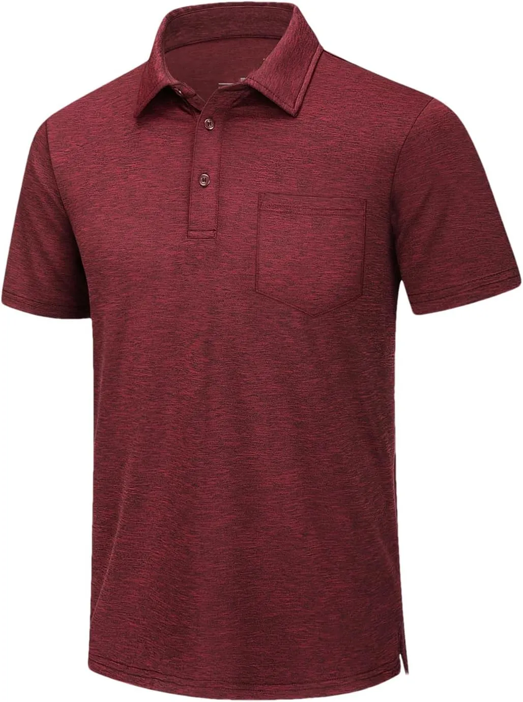 Mens Summer Quick Dry Lightweight Polo T-Shirts Golf Short Sleeve Shirts Sports Tops