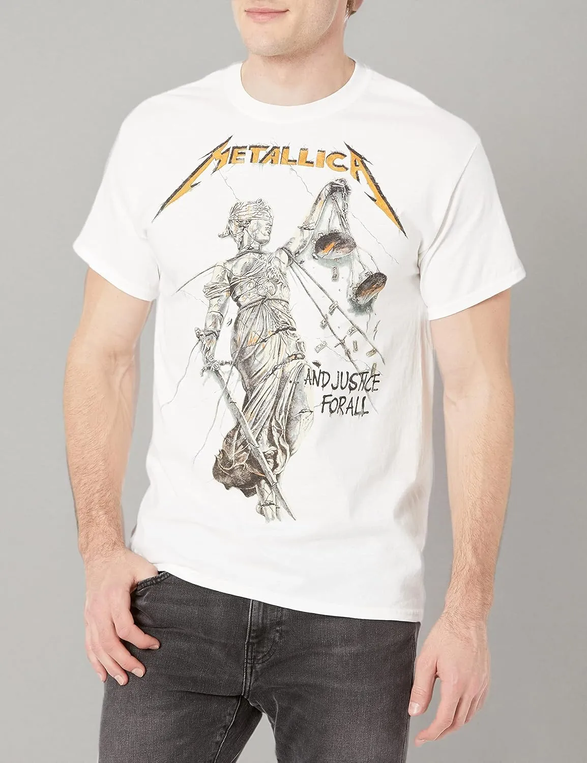 Metallica Men's Standard Justice for All T-Shirt