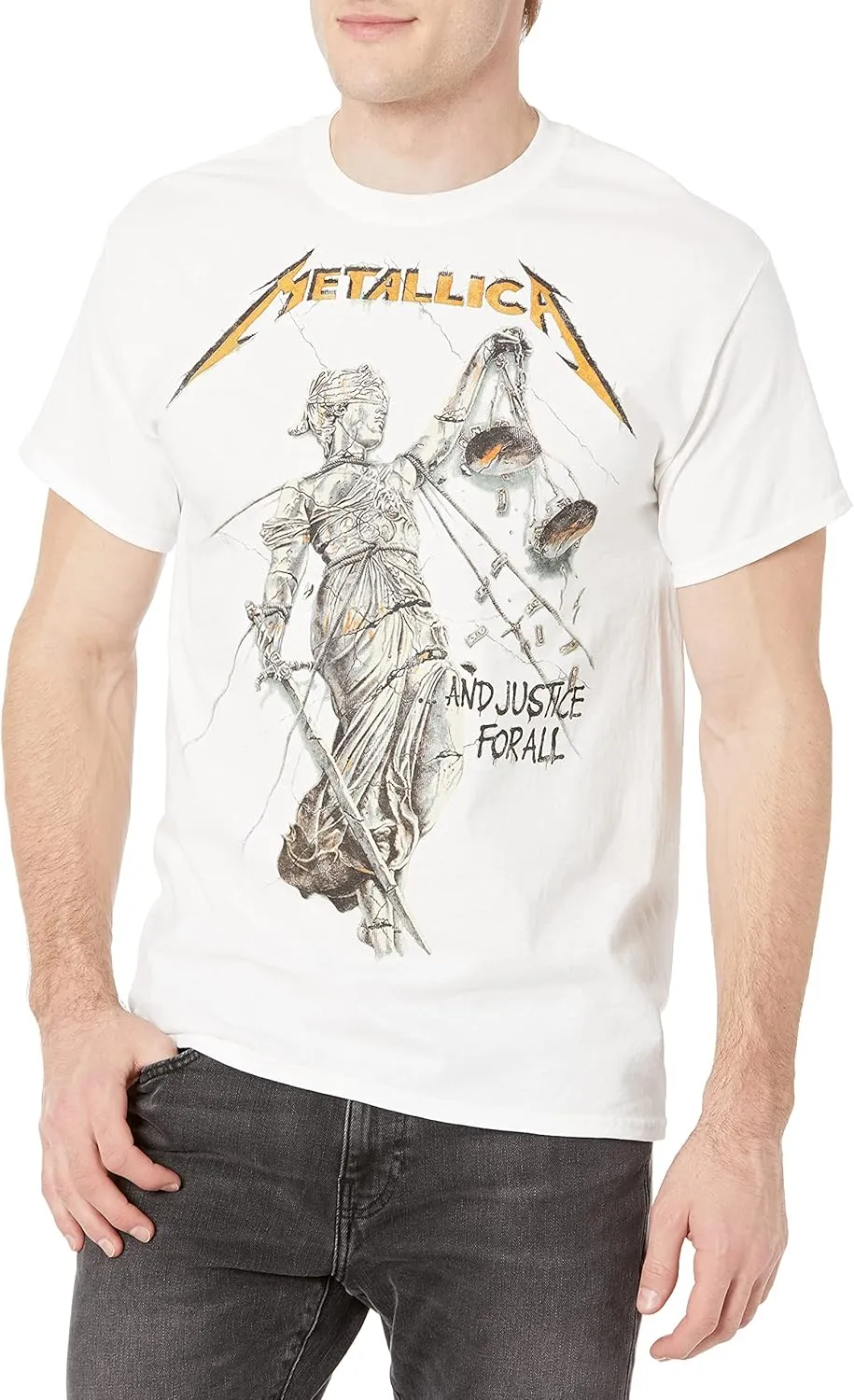 Metallica Men's Standard Justice for All T-Shirt