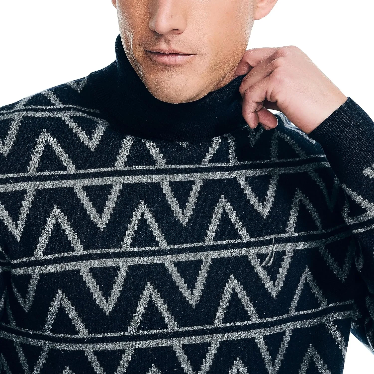 Nautica Men's Sustainably Crafted Turtleneck Sweater