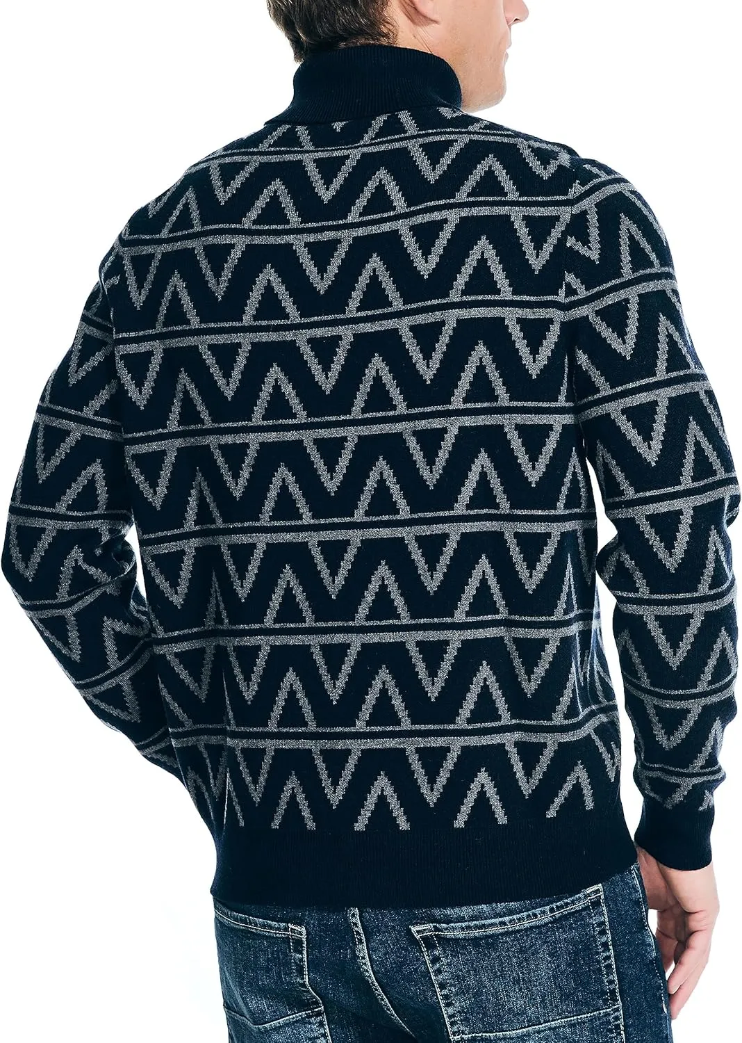 Nautica Men's Sustainably Crafted Turtleneck Sweater