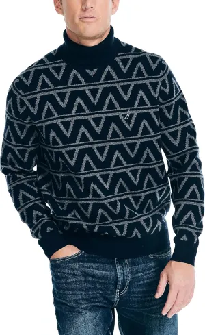 Nautica Men's Sustainably Crafted Turtleneck Sweater