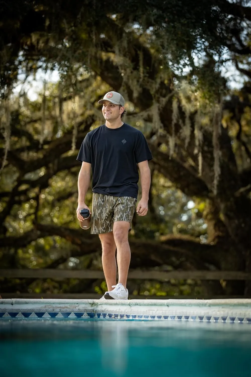 Nomad Men's Hobcaw, Performance Camo Hunting Shorts