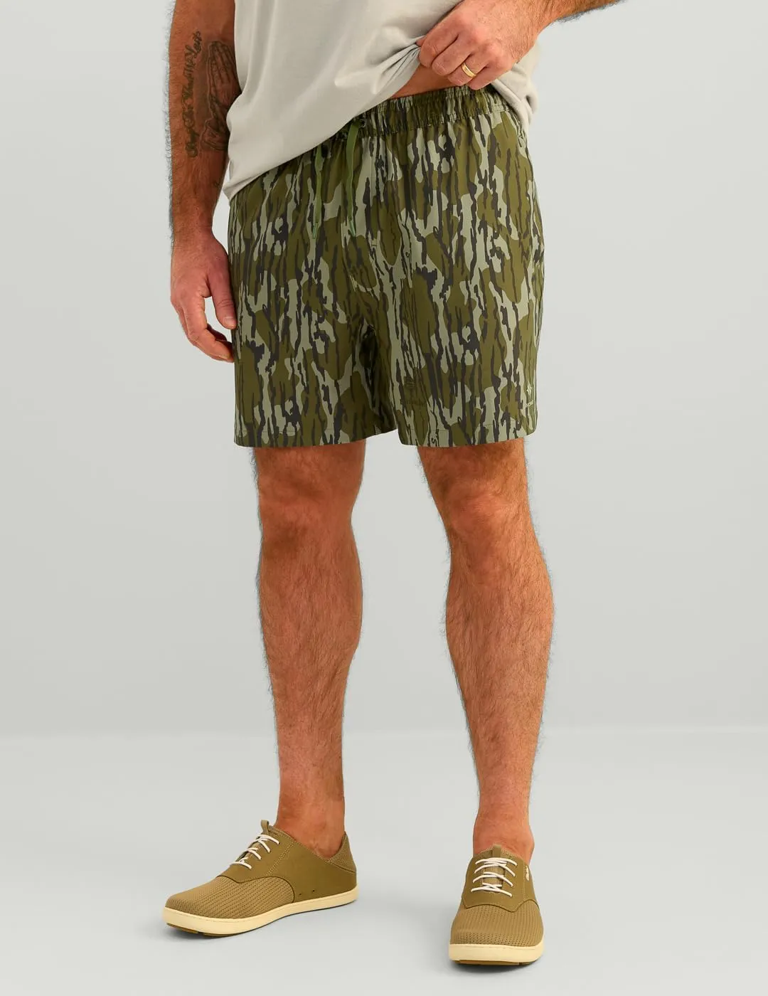 Nomad Men's Hobcaw, Performance Camo Hunting Shorts
