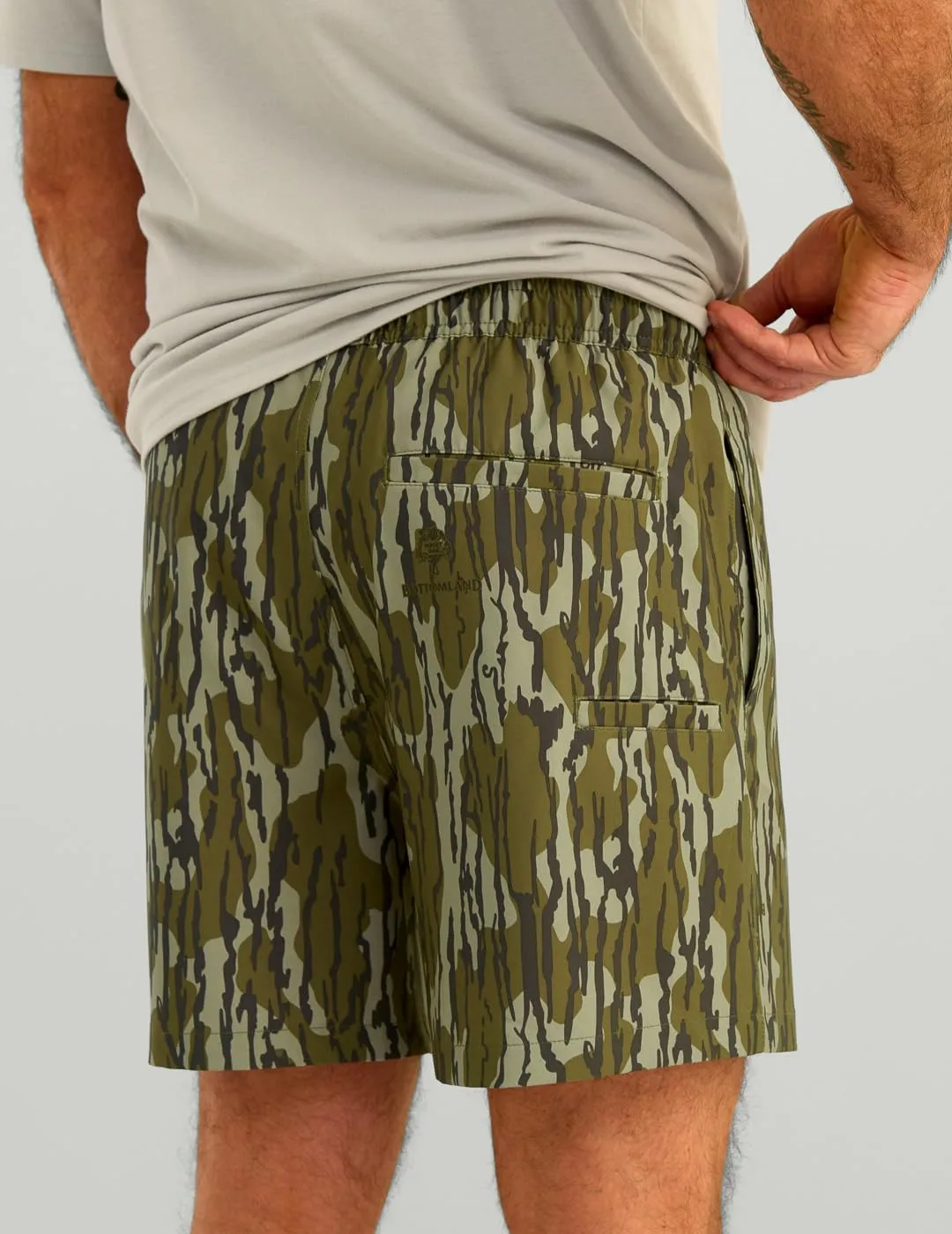 Nomad Men's Hobcaw, Performance Camo Hunting Shorts