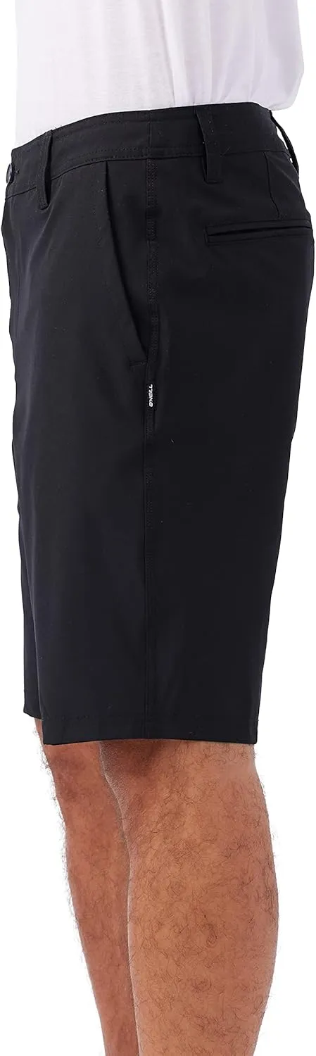 O'NEILL Men's 21 Inch Reserve Solid Hybrid Shorts - Water Resistant Mens Shorts with Quick Dry Stretch Fabric and Pockets
