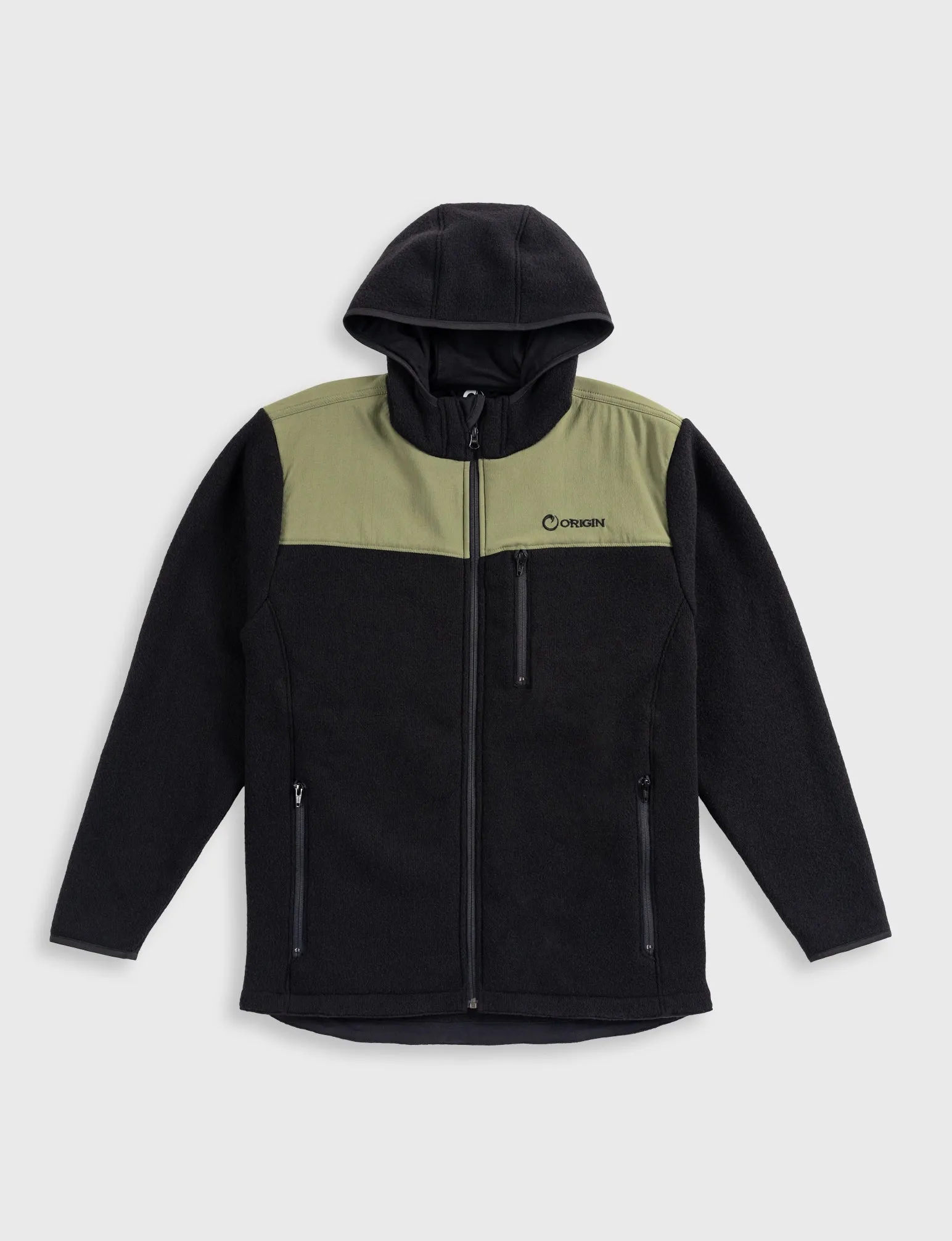 ORIGIN STEALTH WOOL® HOODED JACKET SOLID