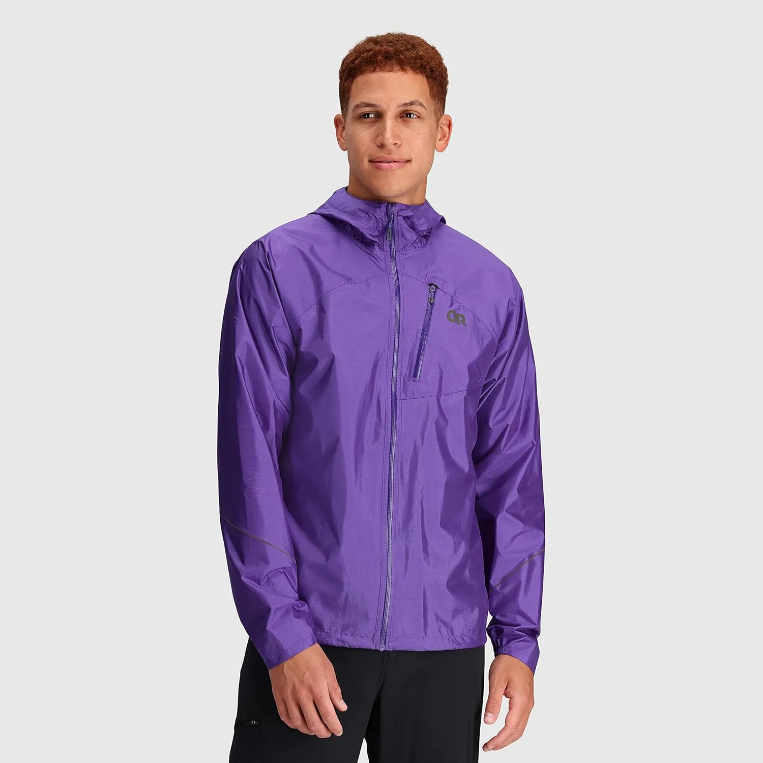 Outdoor Research Men's Helium Rain Jacket  Breathable Weatherproof Jacket