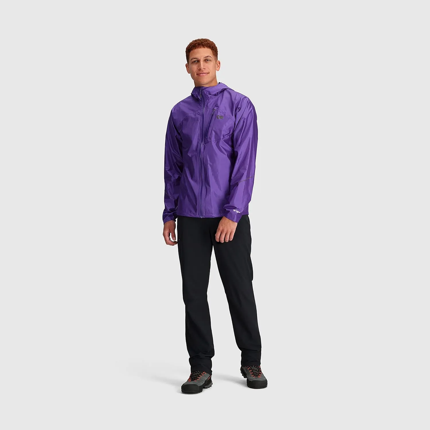 Outdoor Research Men's Helium Rain Jacket  Breathable Weatherproof Jacket