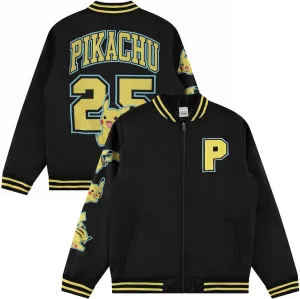 Pokemon Varsity Bomber Jacket for Men - Classic Mens Varsity Jackets - Jackets for Men Made with Soft Polyester Fabric