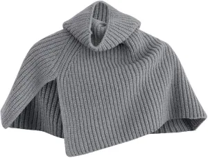Pullover Scarf Knit Turtleneck Shawl Wrap Shrug Detachable Sweater Collar Winter Warm Neck Warmer Shawl Cape Cloak Shawl